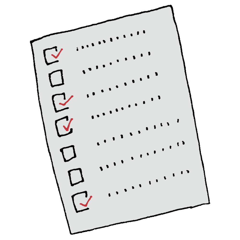 住宅ローン仮審査をイメージした簡易チェック表