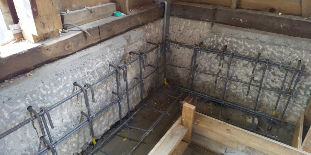 既存基礎に増し打ち