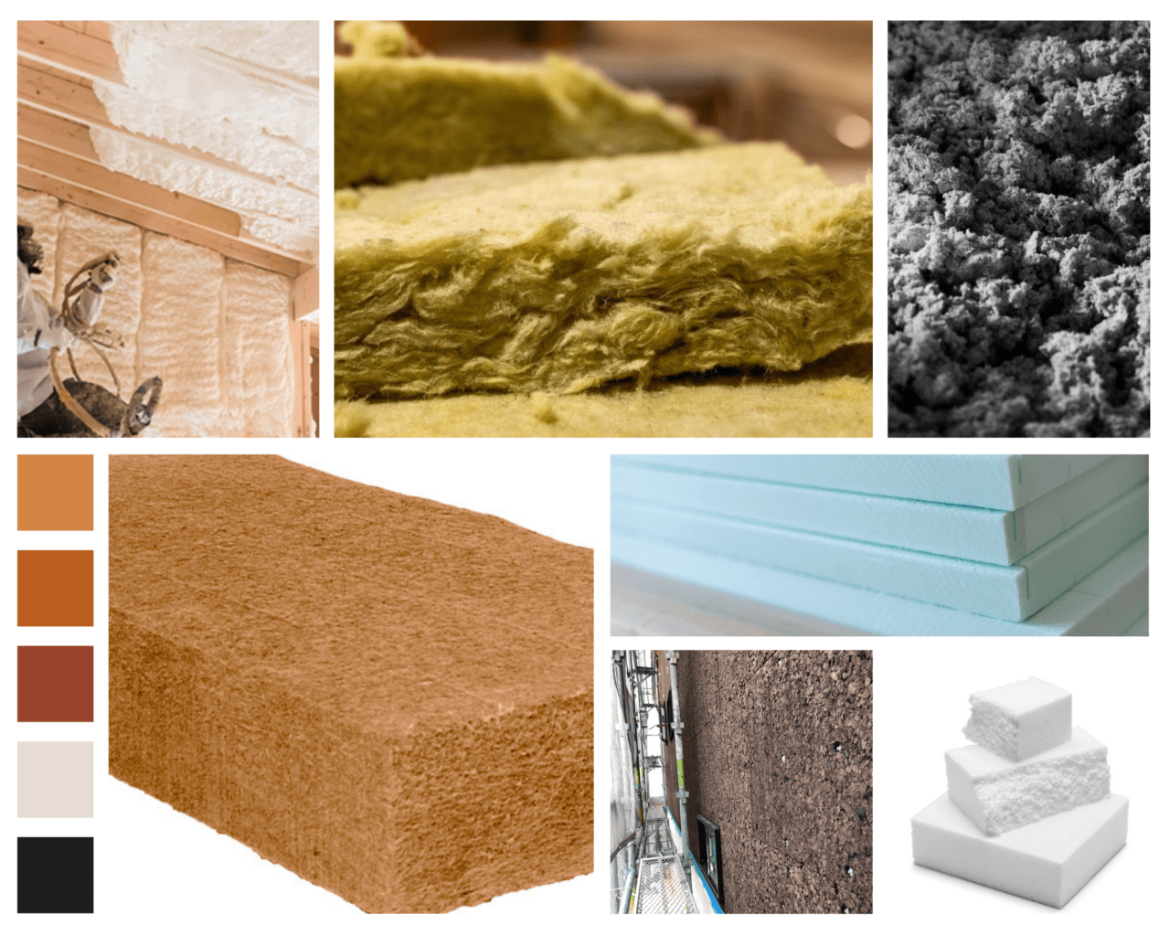 2026年の住宅設計に推奨される様々な種類の断熱材