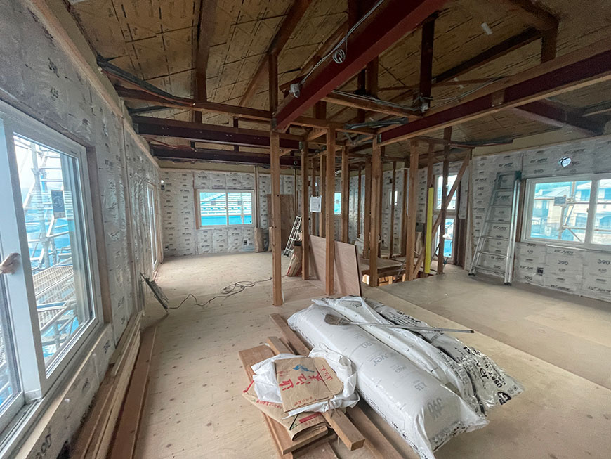 部分施工で断熱効果を高めつつ費用を抑えるイメージ図